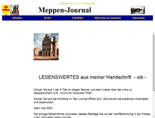 Tablet Screenshot of meppen-journal.de
